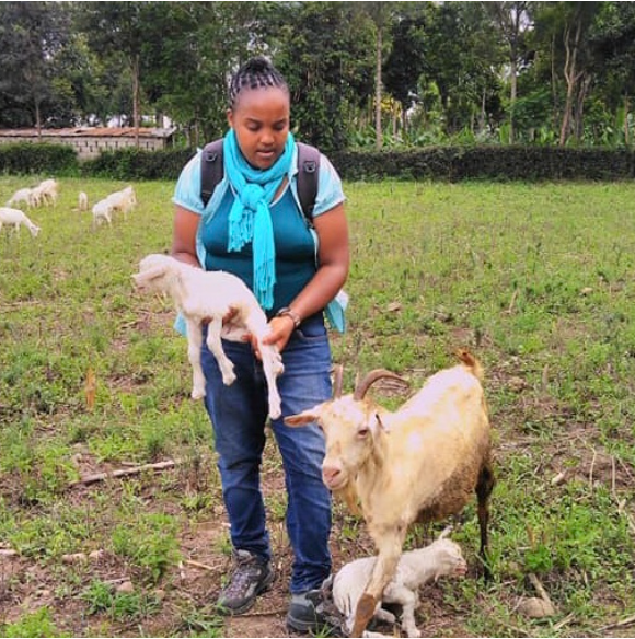 Students caring for animals at Arise School