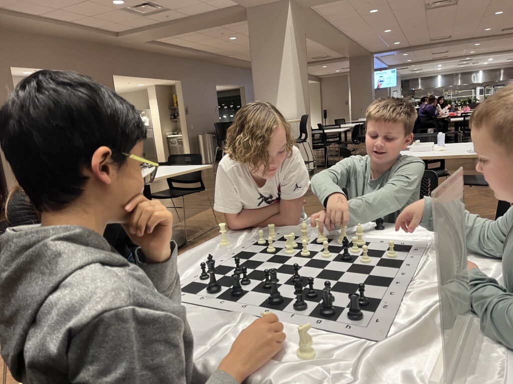 An evening chess lesson at RMH