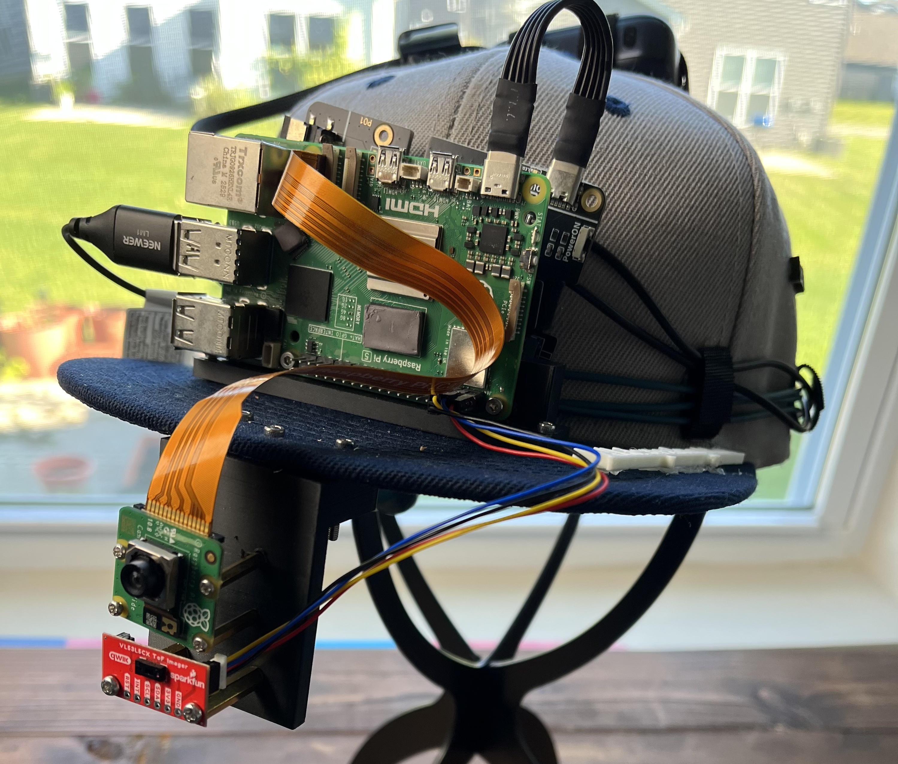Whispering Hat assistive technology project